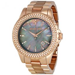 Runway Grey Mother of Pearl Rose Gold-plated Ladies Watch