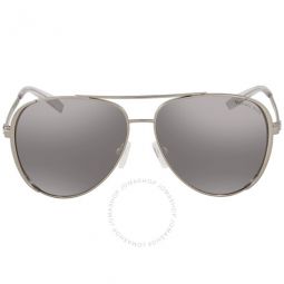 Chelsea Silver Mirrored Pilot Ladies Sunglasses