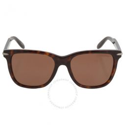 Telluride Dark Brown Solid Square Mens Sunglasses