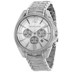 Whitney Chronograph Quartz Crystal Silver Dial Ladies Watch