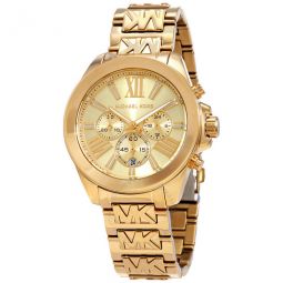Wren Chronograph Quartz Gold Dial Ladies Watch