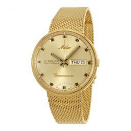 Commander Automatic Yellow Gold Plated Unisex Watch M8429.3.22.13