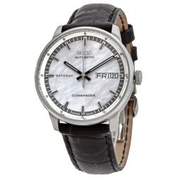 Commander II Automatic White Mother of Pearl Dial Ladies Watch M016.230.16.111.80