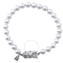 6.5mm-6mm A Quality Akoya Pearl Bracelet With 18K White Gold Clasp