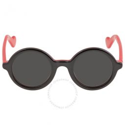 Black Round Unisex Sunglasses