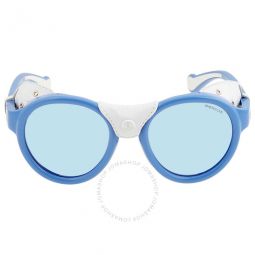 Blue Round Unisex Sunglasses
