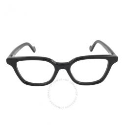 Clear demo lenses Square Unisex Eyeglasses