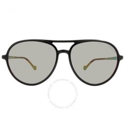 Grey Mirror Pilot Mens Sunglasses