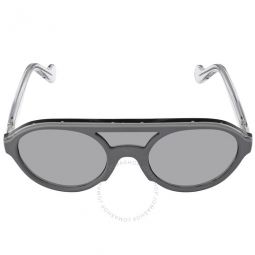 Grey Round Unisex Sunglasses