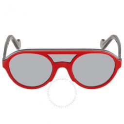 Grey Round Unisex Sunglasses