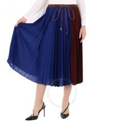 Ladies Blue 1952 Skirt In Polyester, Size Small