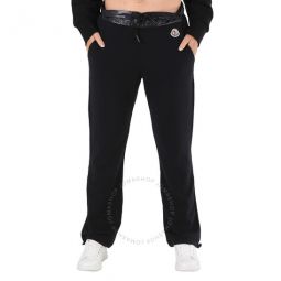 Ladies Logo-Patch Detail Recycled Jogging Trousers, Size Medium