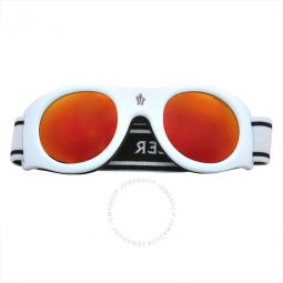 Mask Bordeaux Mirrored Goggles Unisex Sunglasses