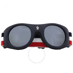 Mask Smoke Mirror Goggles Unisex Sunglasses