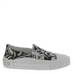 Mens Glissiere Floral Print Slip-On Sneakers, Brand Size 41 ( US Size 8 )