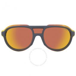 Orange Pilot Unisex Sunglasses