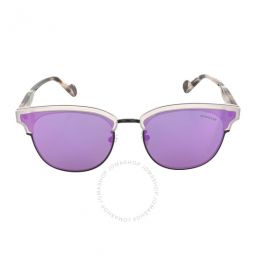 Purple Oval Mens Sunglasses