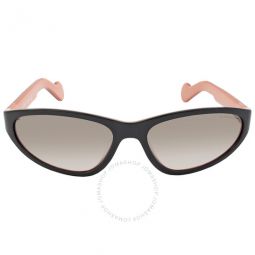 Smoke Gradient Mask Ladies Sunglasses