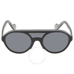 Smoke Round Unisex Sunglasses