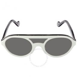 Smoke Round Unisex Sunglasses
