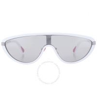 Vitesse Smoke Flash Silver Shield Unisex Sunglasses