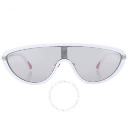 Vitesse Smoke Flash Silver Shield Unisex Sunglasses