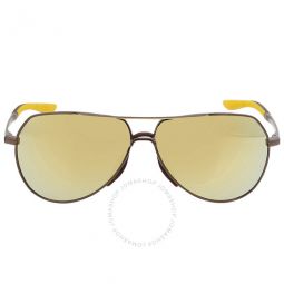 Gold Mirror Pilot Unisex Sunglasses
