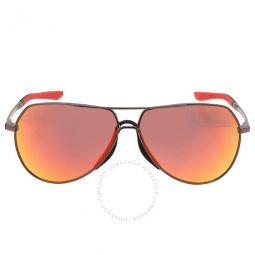 Red Mirror Pilot Unisex Sunglasses