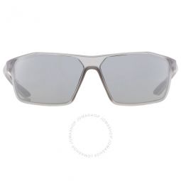 Silver Flash Rectangular Mens Sunglasses