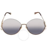 Open Box - Blue Round Ladies Sunglasses