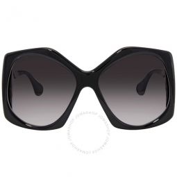Open Box - Grey Geometric Ladies Sunglasses