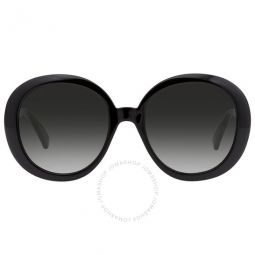 Open Box - Grey Round Ladies Sunglasses
