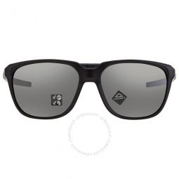 Open Box - Anorak Polarized Black Square Sunglasses