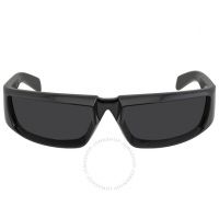 Open Box - Dark Gray Wrap Ladies Sunglasses