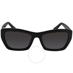 Open Box - Grey Rectangular Ladies Sunglasses