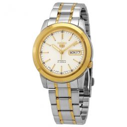 Open Box - 5 Automatic Silver Dial Mens Watch