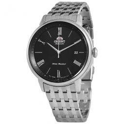 Contemporary Automatic Black Dial Mens Watch