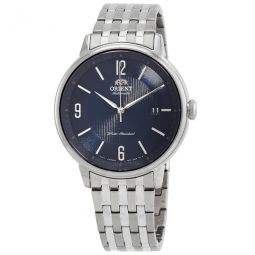 Contemporary Automatic Blue Dial Mens Watch