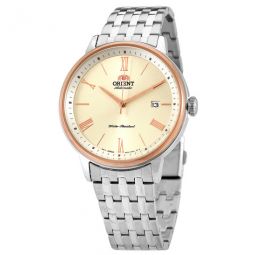 Contemporary Automatic Champagne Dial Mens Watch