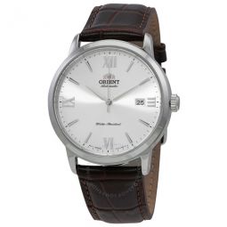 Contemporary Automatic White Dial Mens Watch