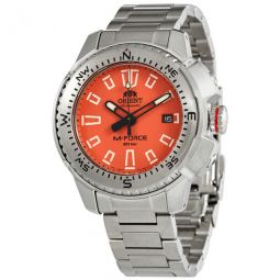 M-Force Automatic Orange Dial Mens Watch