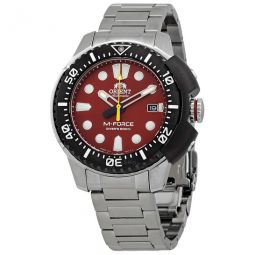 M-Force Automatic Red Dial Mens Watch RA-AC0L02R