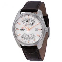 Multi Year Automatic White Dial Mens Watch