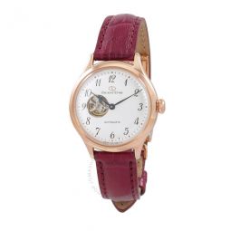 Star Automatic White Dial Ladies Watch