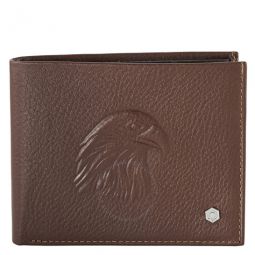 Falcon Head Leather Wallet- Light Brown