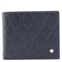Leather Wallet- Navy Blue