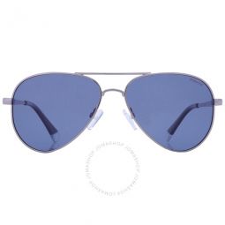 Core Blue Pilot Unisex Sunglasses