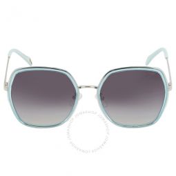 Core Grey Gradient Butterfly Ladies Sunglasses
