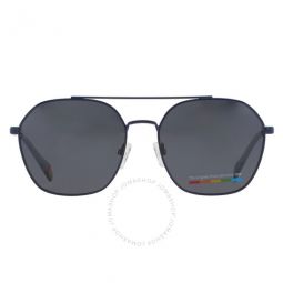 Polarized Blue Pilot Unisex Sunglasses