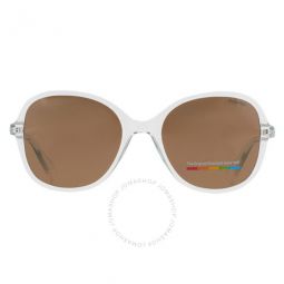 Core Polarized Bronze Butterfly Ladies Sunglasses